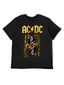 AC/DC Guitarist Ace Card Vintage Rock T-Shirt
