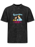 Marilyn Manson Retro Quote Graphic Washed T-Shirt