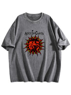 Alice in Chains Sun Graphic Washed T-Shirt
