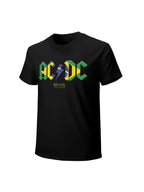 AC/DC Brazil Flag Logo Tour 2026 T-Shirt