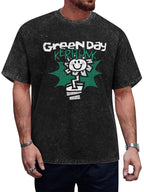 Green Day Kerplunk Flower Graphic T-Shirt