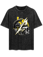 Metallica Blackened Snake and Skull Graphic T-Shirt