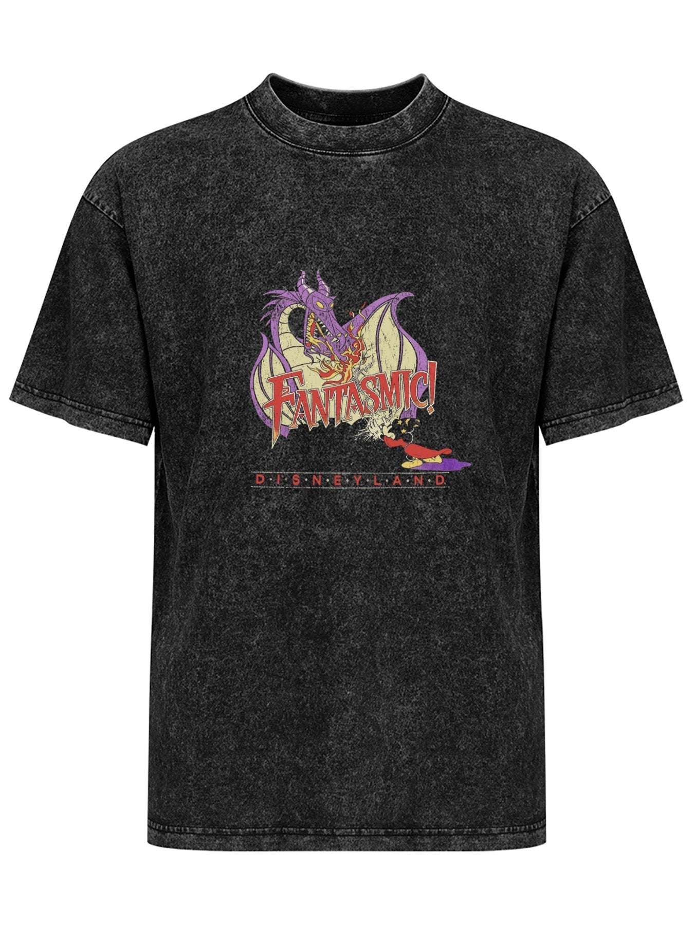 Fantasmic Dragon Washed Graphic T-Shirt