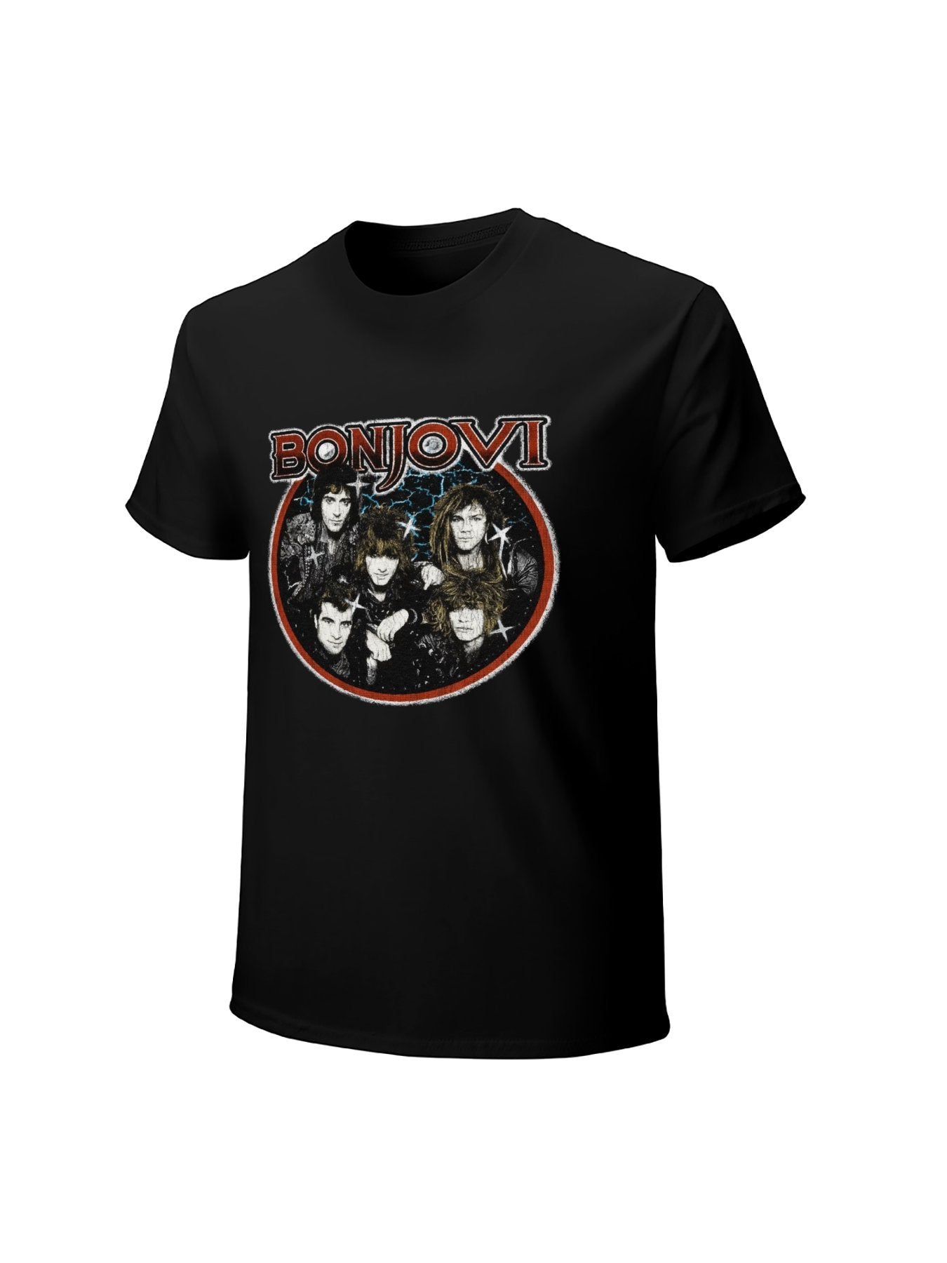 Bon Jovi Vintage Rock Portrait T-Shirt