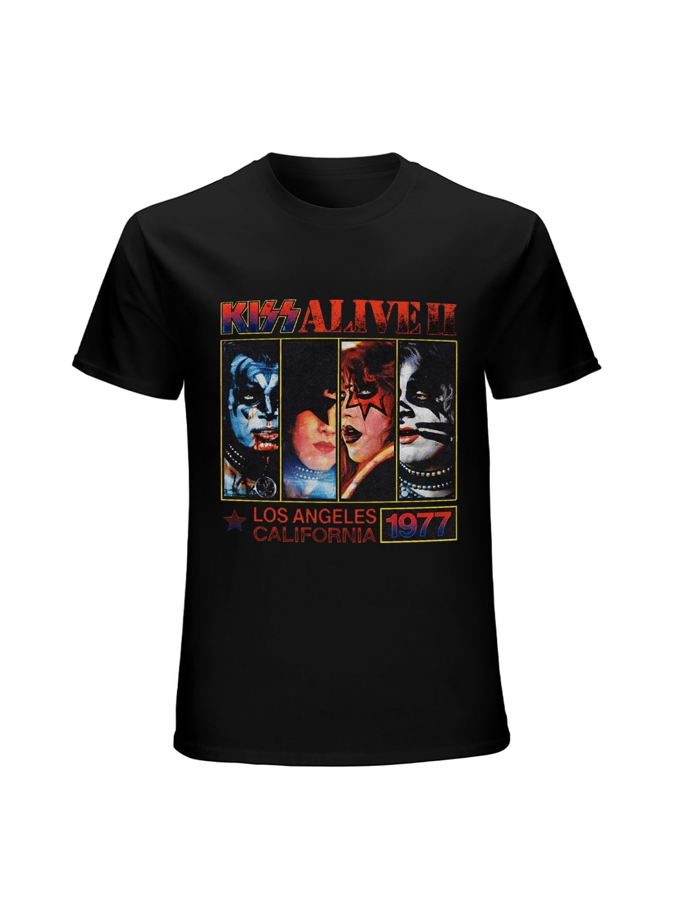 KISS Alive II Los Angeles 1977 Graphic T-Shirt