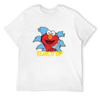Tear It Up Cartoon Character Graphic Black T-Shirt