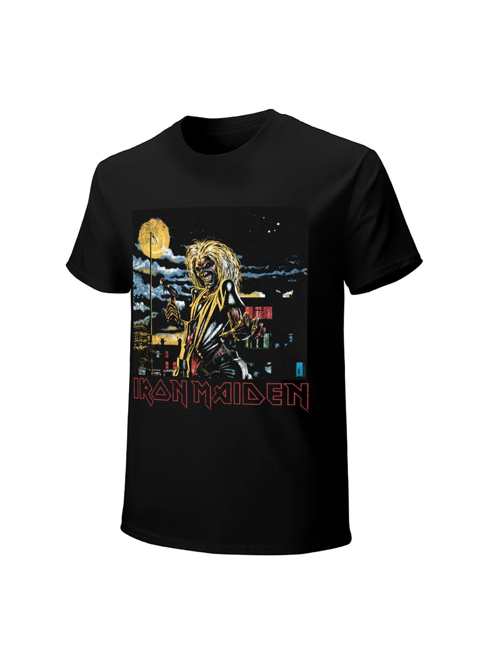 Iron Maiden Eddie Night Scene Graphic T-Shirt