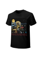 Iron Maiden Eddie Night Scene Graphic T-Shirt