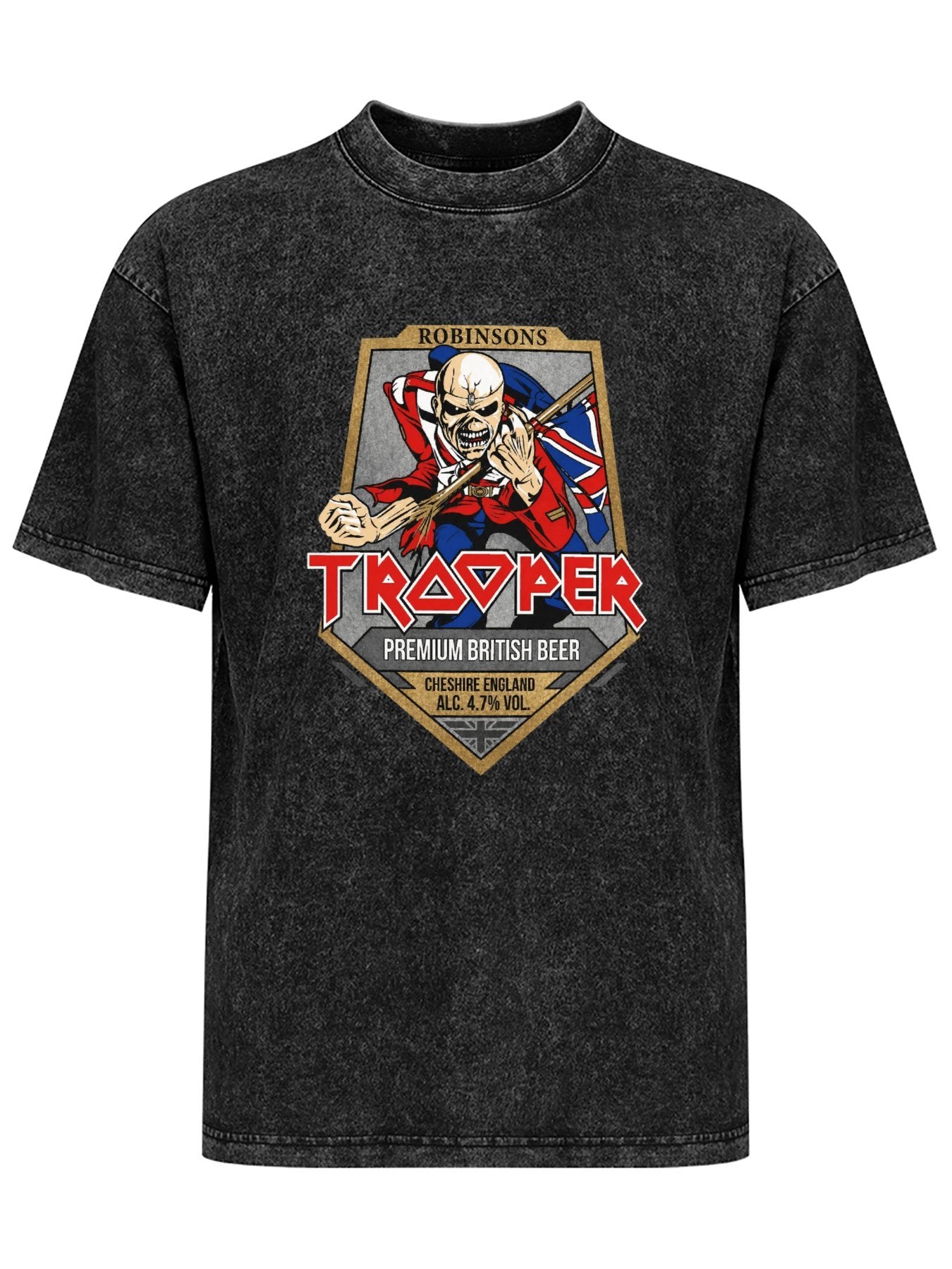 Iron Maiden Trooper Beer Graphic T-Shirt
