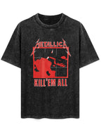 Metallica Kill 'Em All Red Hammer Graphic T-Shirt
