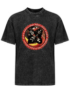 Vintage Washed KISS Rock and Roll Ain’t Over Graphic T-Shirt