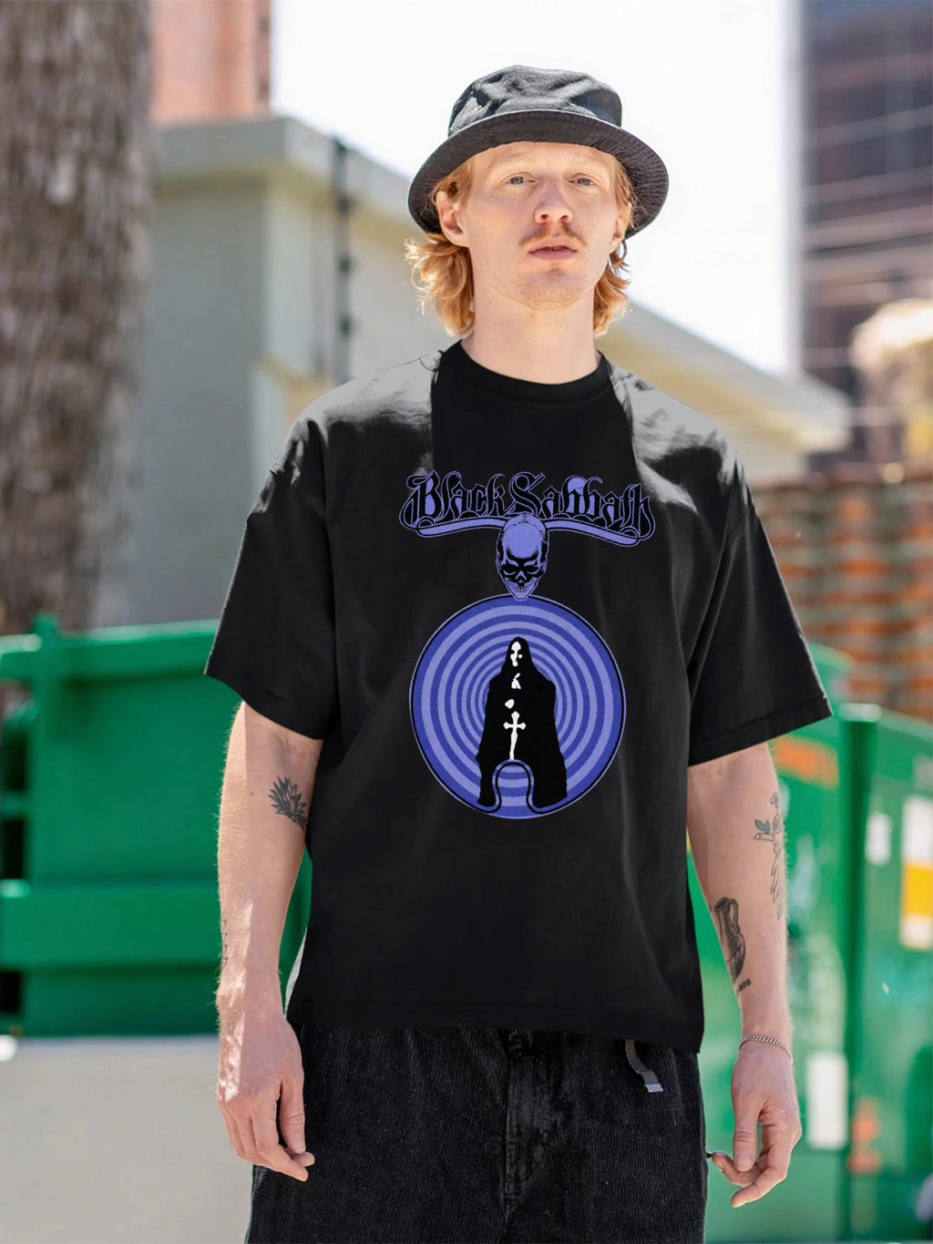 Black Sabbath Cloaked Figure Hypnotic Doom T-Shirt