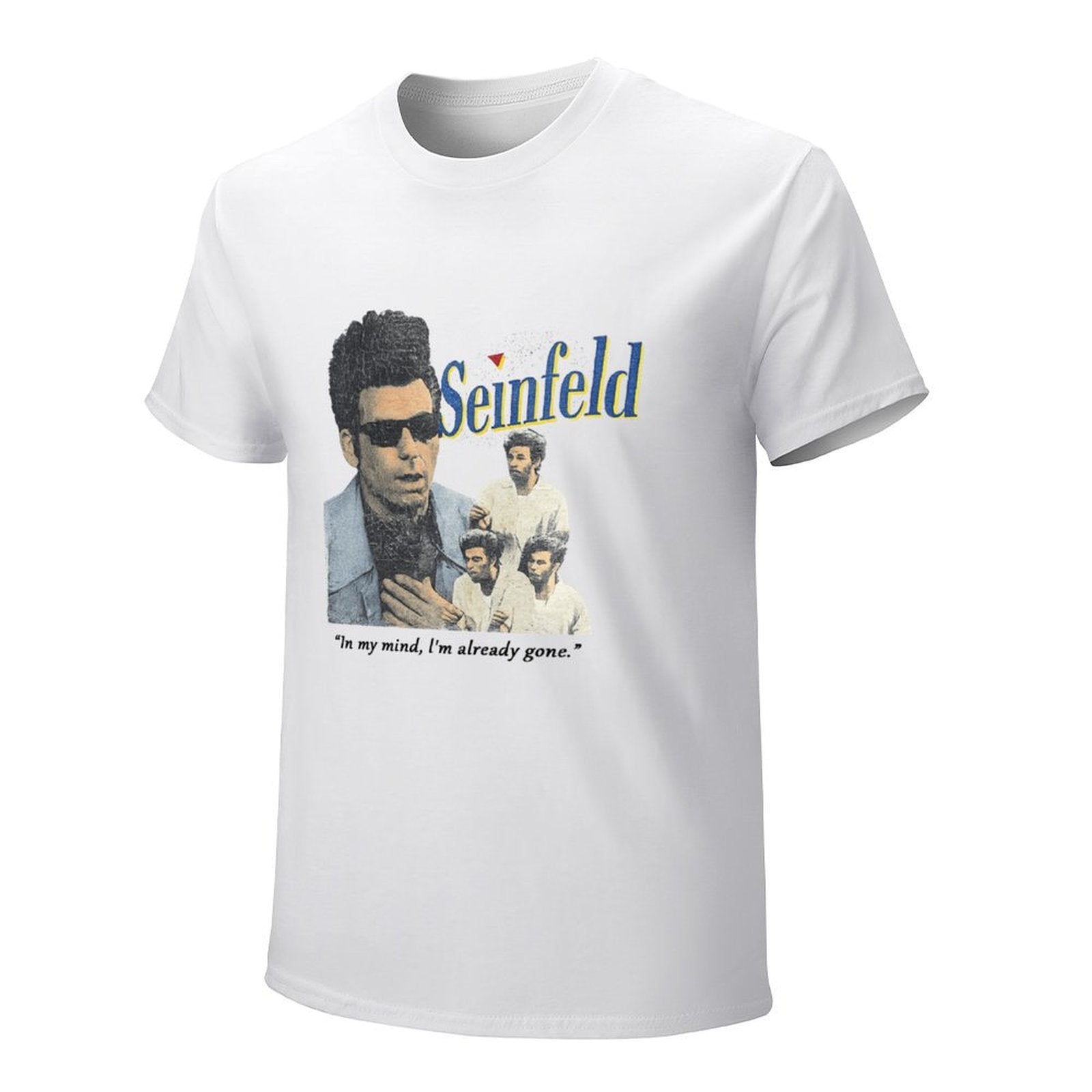 Seinfeld In My Mind Graphic White T-Shirt
