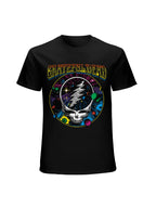 Grateful Dead Psychedelic Skull Lightning Graphic T-Shirt