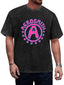 Aerosmith Neon Pink Star Circle Logo Graphic T-Shirt