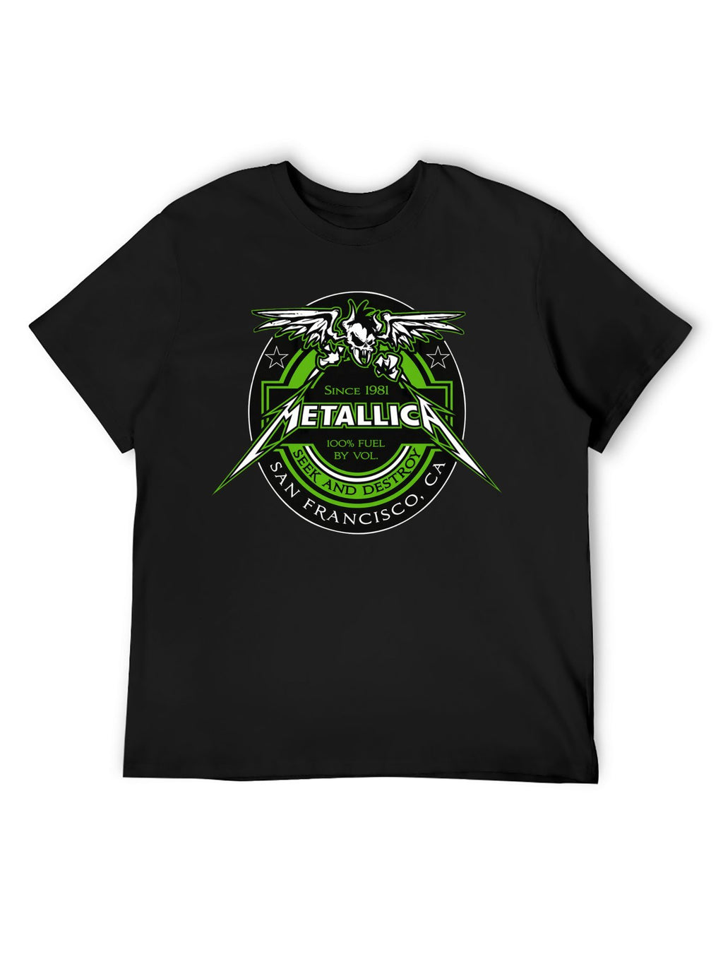 Metallica “Seek and Destroy” Fuel Badge Graphic T-Shirt
