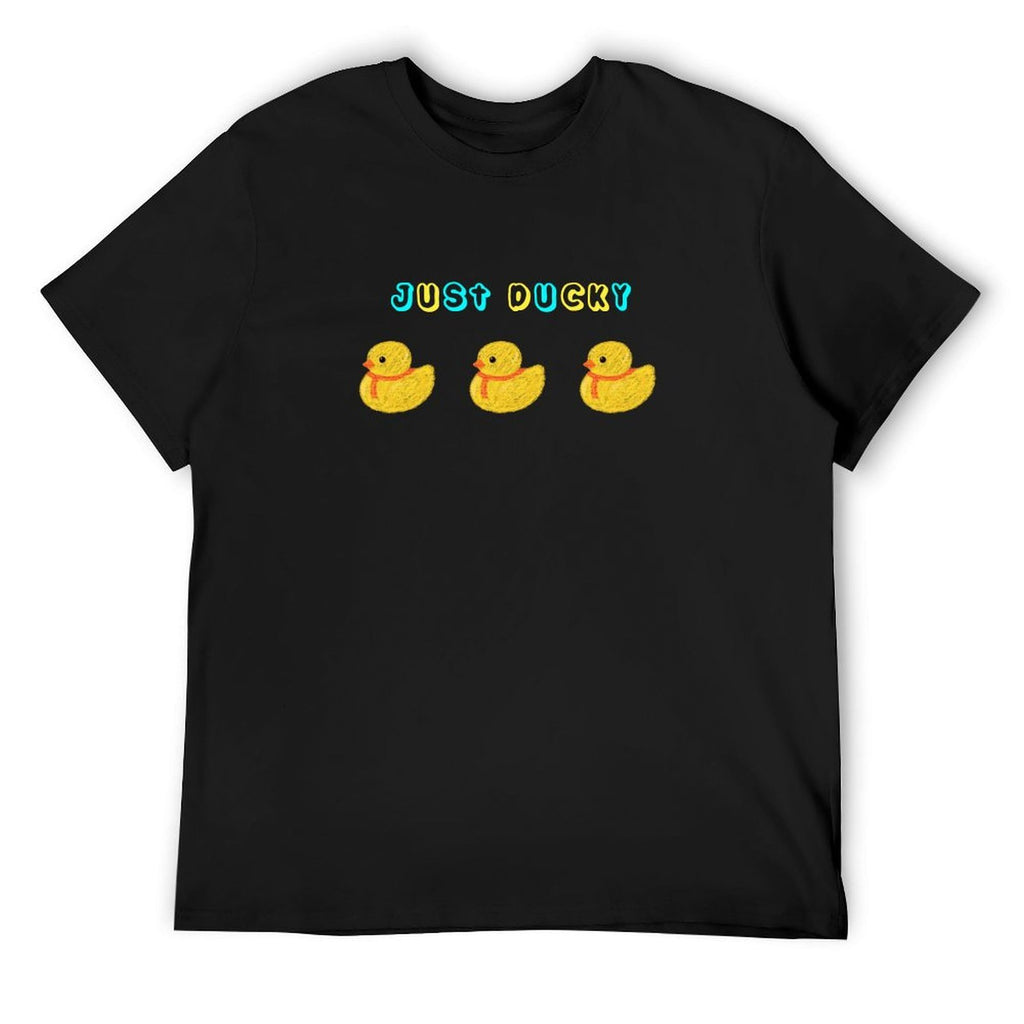 Just Ducky Graphic Black T-Shirt