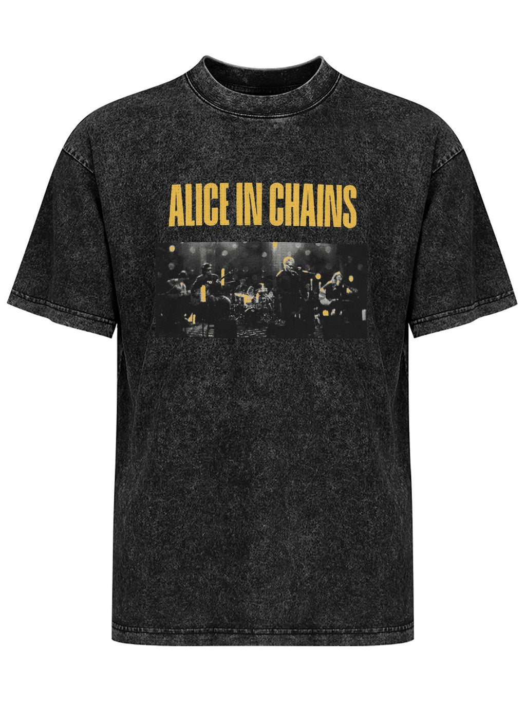 Vintage Washed Alice in Chains Live Performance Graphic T-Shirt