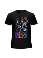 KISS Color Logo Parasol Band Graphic T-Shirt