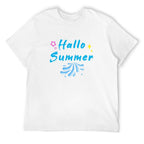Hallo Summer Graphic Black T-Shirt