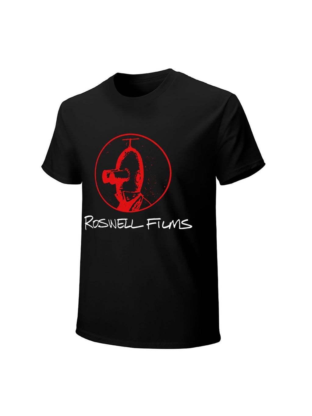 Roswell Films Red Circle Logo Graphic T-Shirt