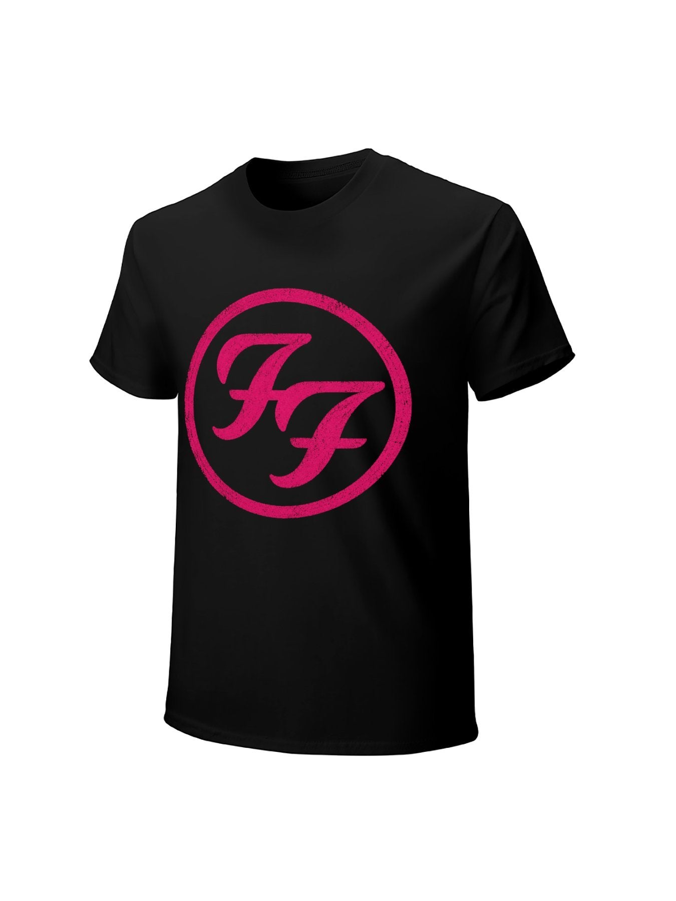 Foo Fighters Pink Circle Logo Graphic T-Shirt