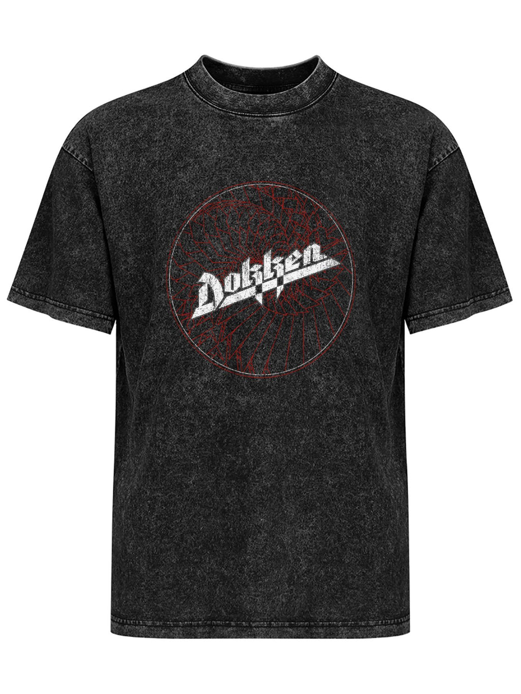 Dokken Geometric Circle Logo Graphic T-Shirt