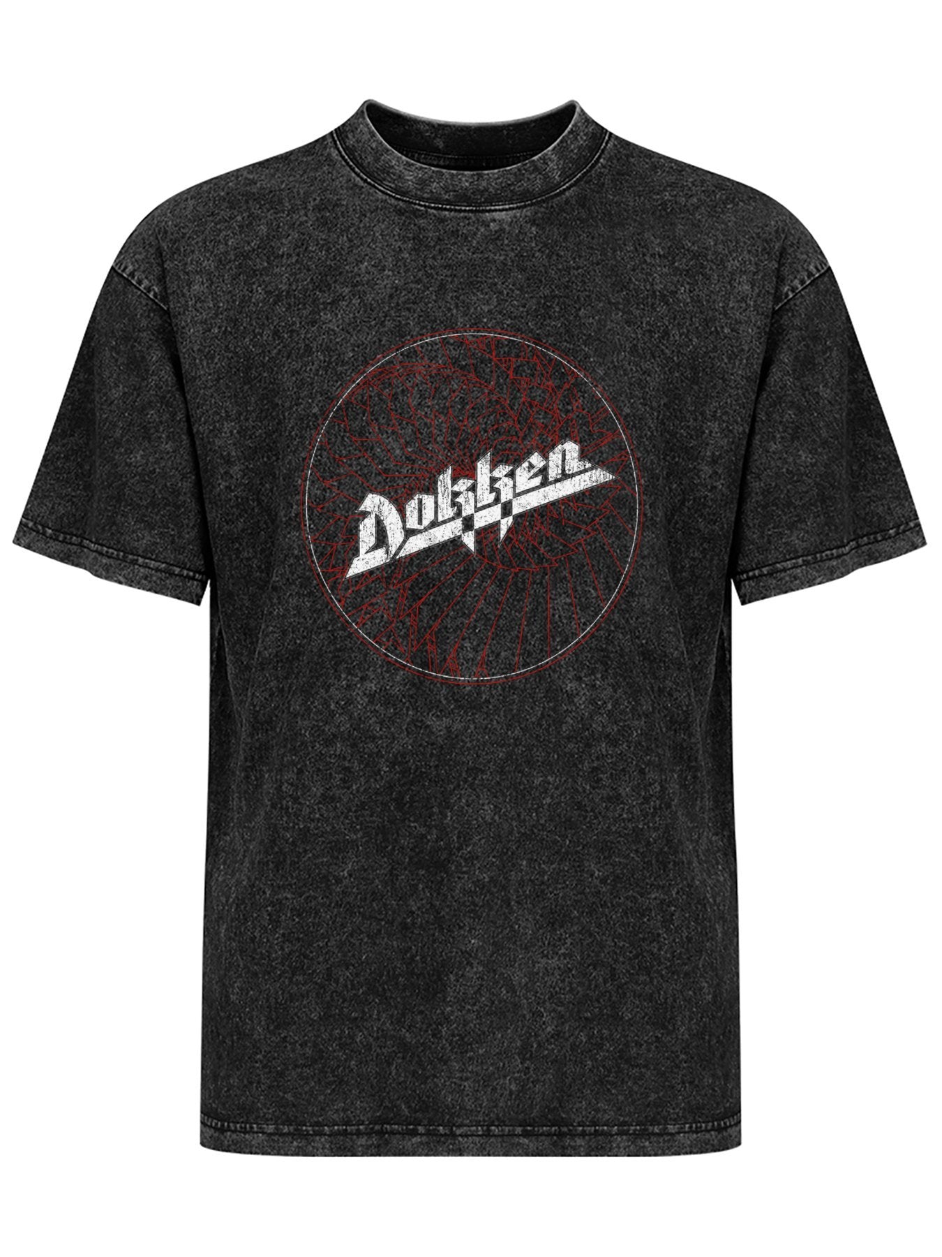Dokken Geometric Circle Logo Graphic T-Shirt
