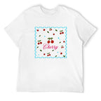 Cherry Graphic White T-Shirt