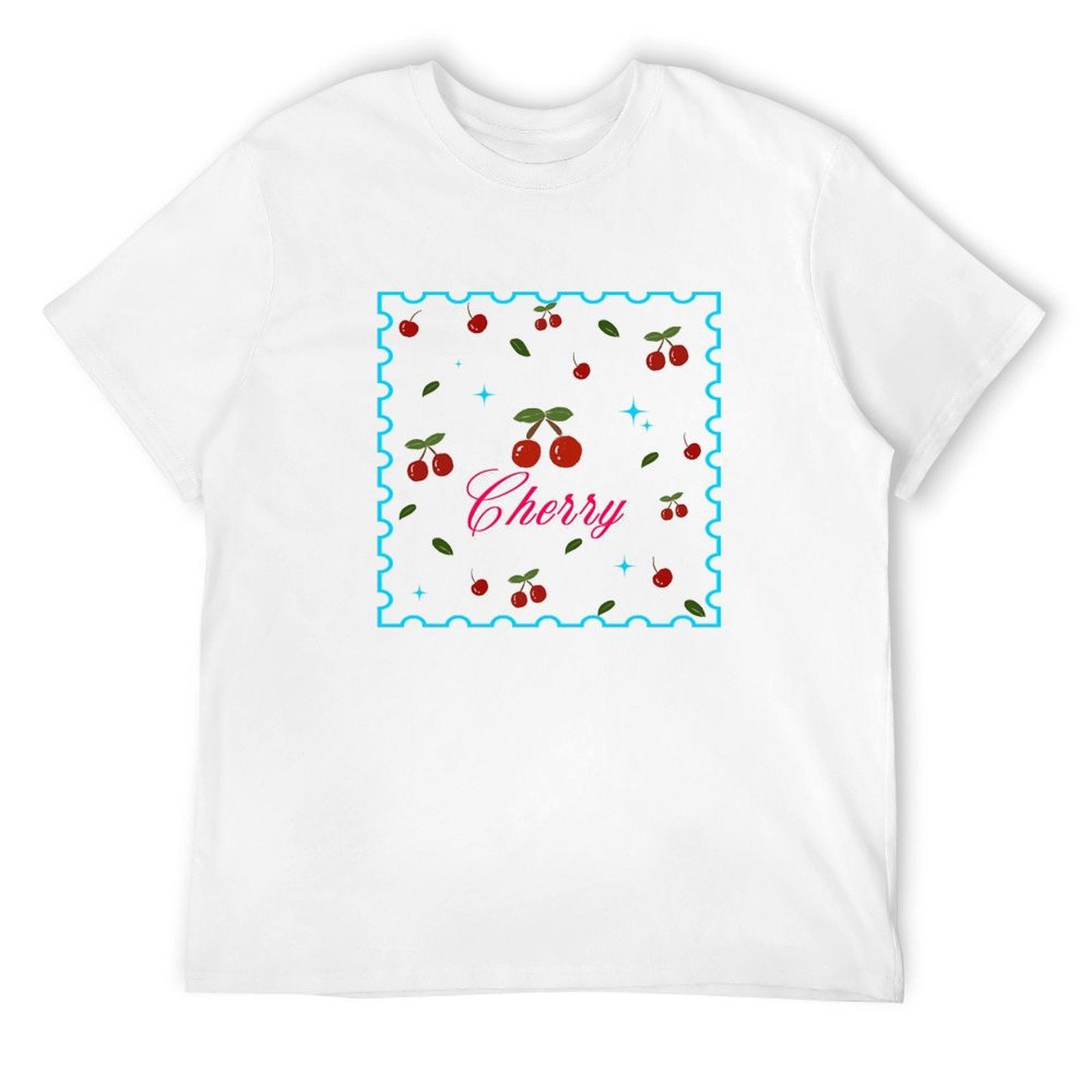 Cherry Graphic White T-Shirt