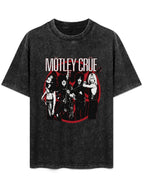 Mötley Crüe Vintage Band Photo Graphic T-Shirt