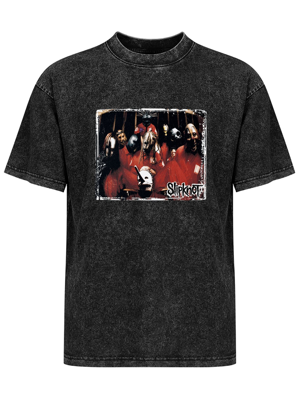 Slipknot Masked Band Group Photo Graphic T-Shirt