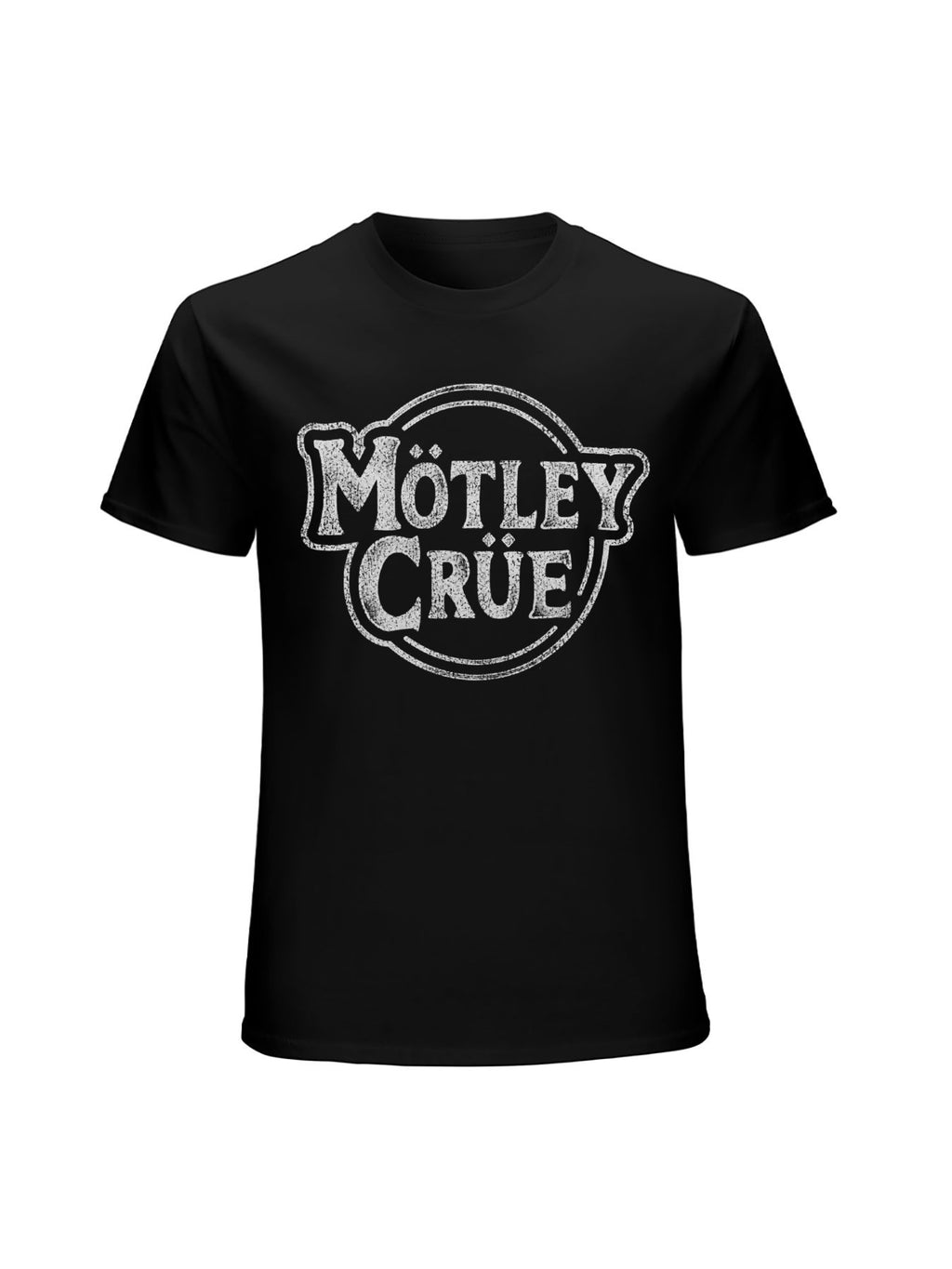 Mötley Crüe Distressed Circular Logo Graphic T-Shirt