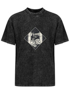 The Viper Room Snake and Dice Graphic Washed T-Shirt