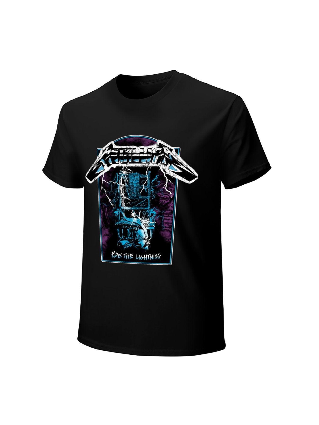 Metallica “Ride the Lightning” Electric Chair Graphic T-Shirt