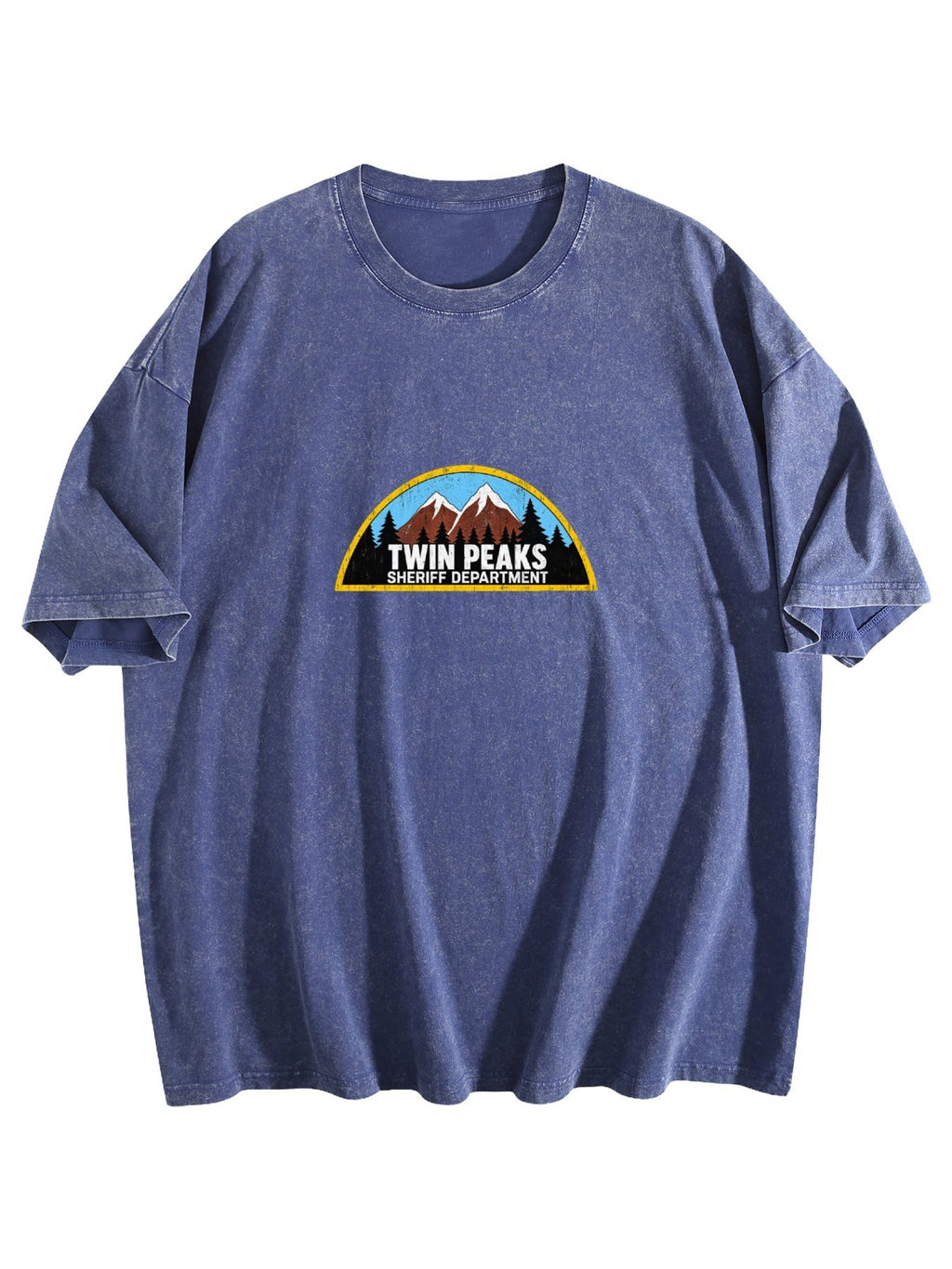 Twin Peaks Sheriff Department Graphic Washed T-Shirt