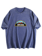 Twin Peaks Sheriff Department Graphic Washed T-Shirt
