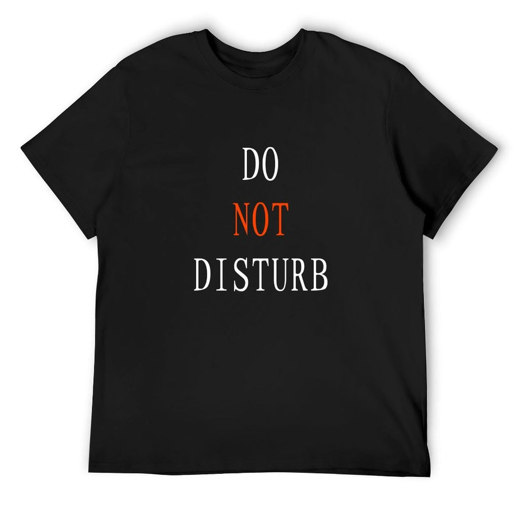 Do Not Disturb Graphic Black T-Shirt