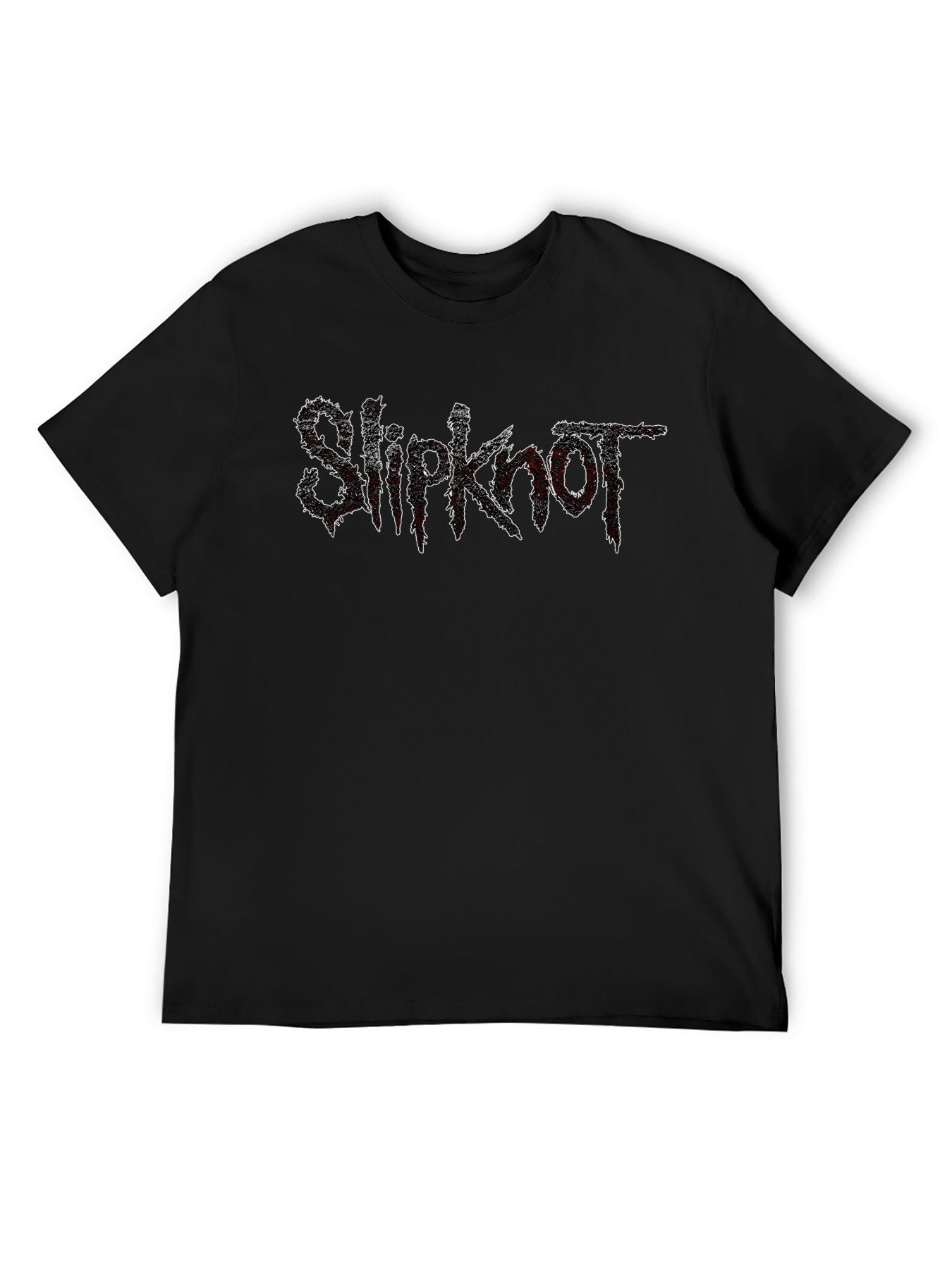 Slipknot Dark Distressed Logo Graphic T-Shirt