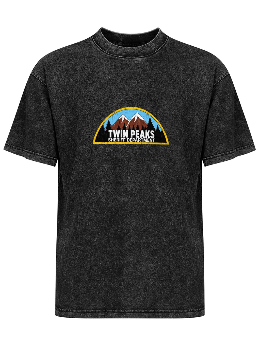 Twin Peaks Sheriff Department Graphic Washed T-Shirt