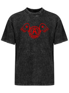 Aerosmith Red Star Wing Logo Graphic T-Shirt