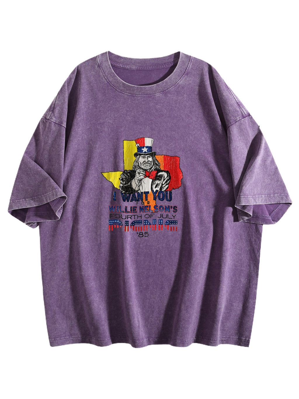 Willie Nelson's Picnic Graphic Washed T-Shirt