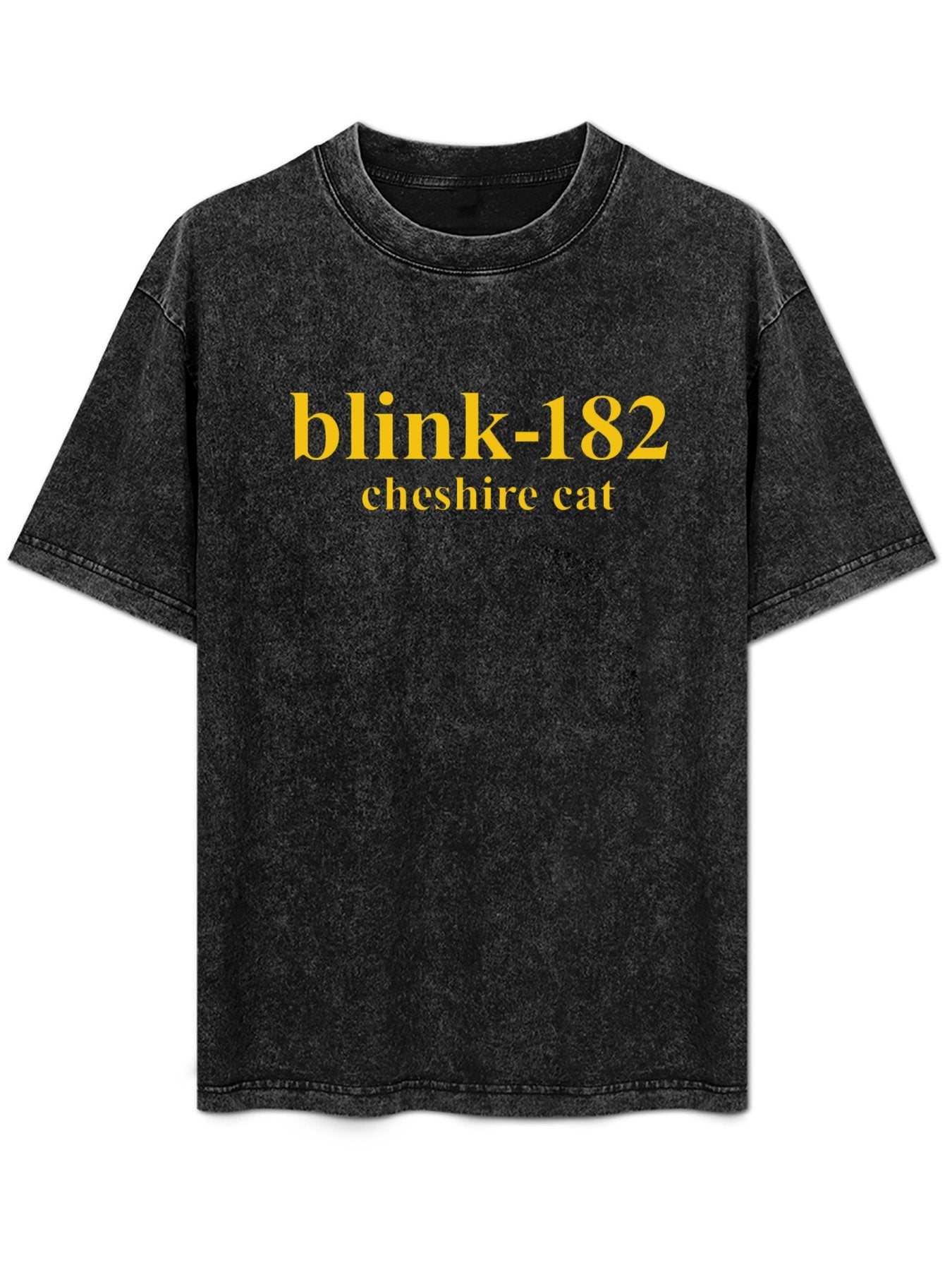 Blink-182 Cheshire Cat Yellow Logo Graphic T-Shirt