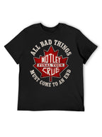 Mötley Crüe Final Tour Maple Leaf Graphic T-Shirt
