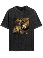 Vintage Washed Anthrax 8-Ball Graphic T-Shirt