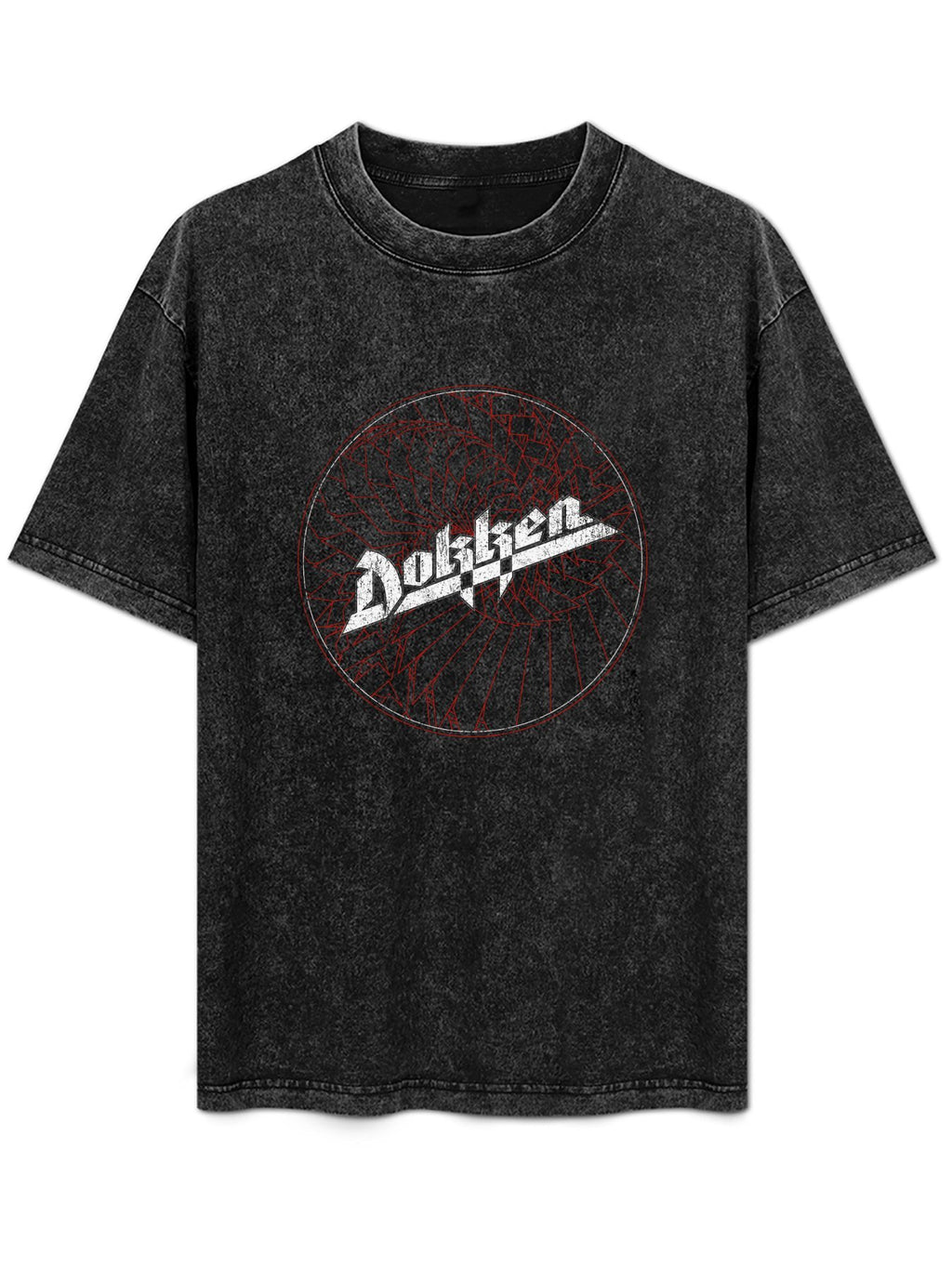 Dokken Geometric Circle Logo Graphic T-Shirt