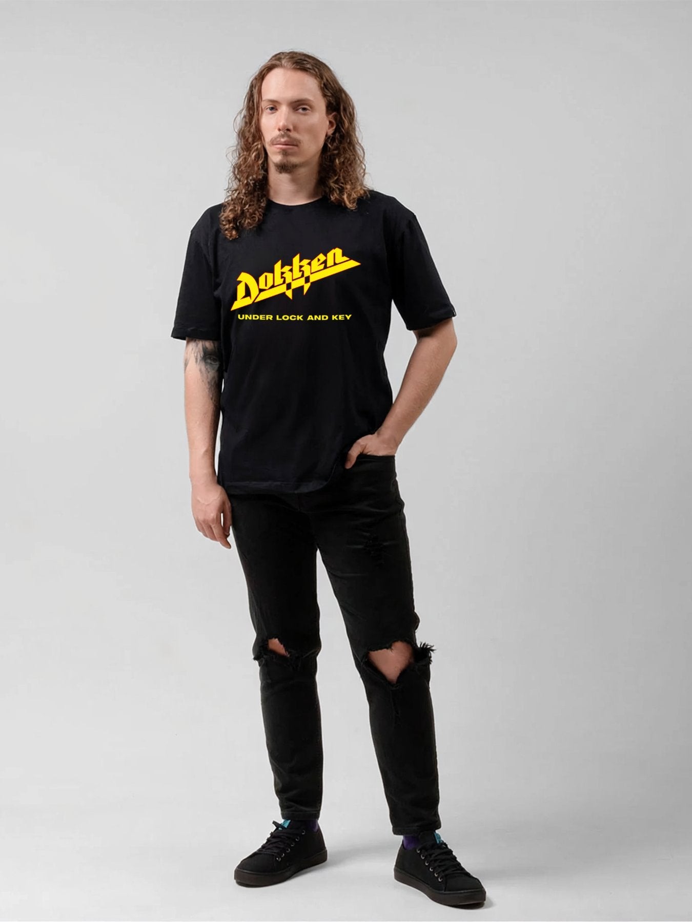 Dokken “Under Lock and Key” Graphic T-Shirt Secondary image