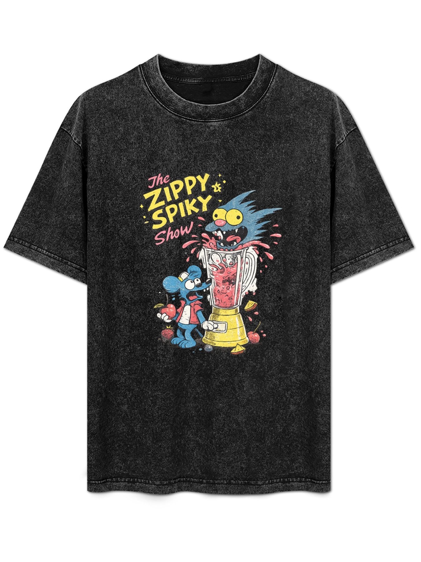 The Zippy Spiky Show Graphic Washed T-Shirt