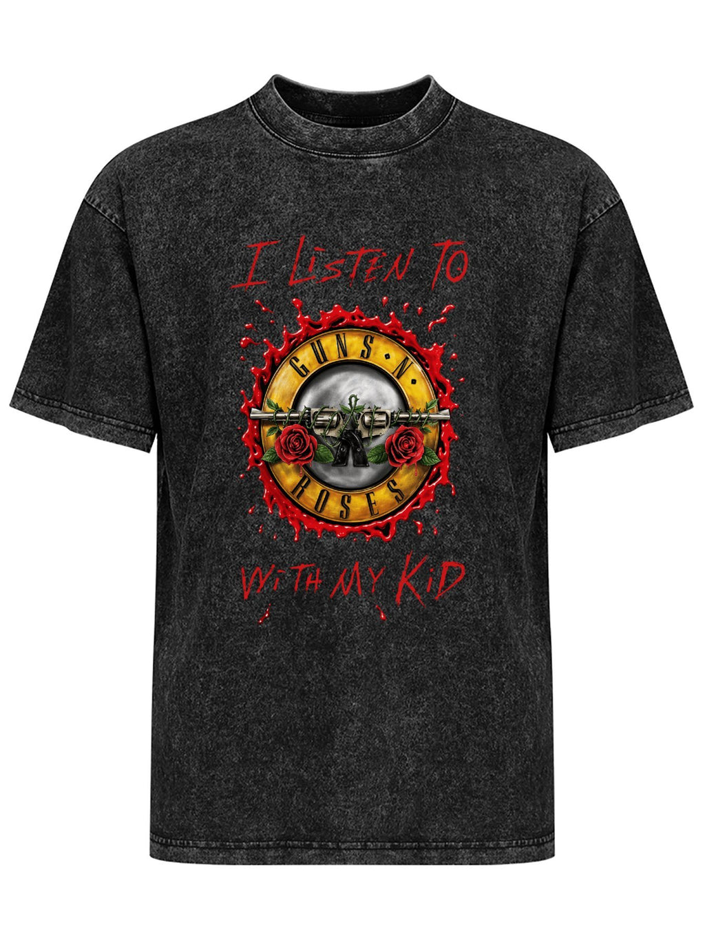 Guns N’ Roses “I Listen With My Kid” Graphic T-Shirt
