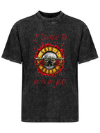 Guns N’ Roses “I Listen With My Kid” Graphic T-Shirt